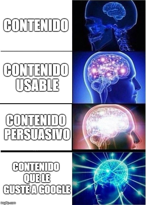 contenido que le guste al usuario y a google