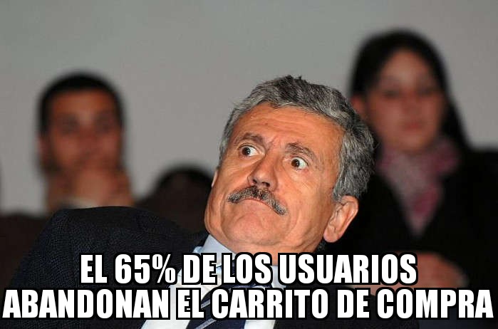 estadísticas de abandonos carrito de compra tienda online