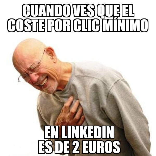 linkedin coste por clic