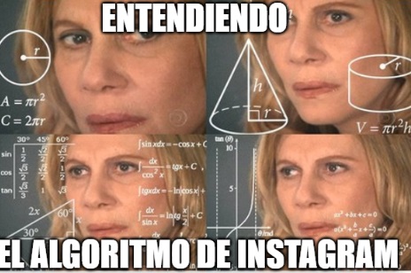 meme algoritmo de instagram