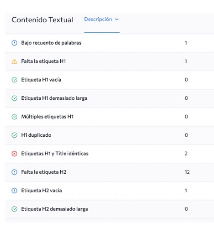 se ranking contenido textual