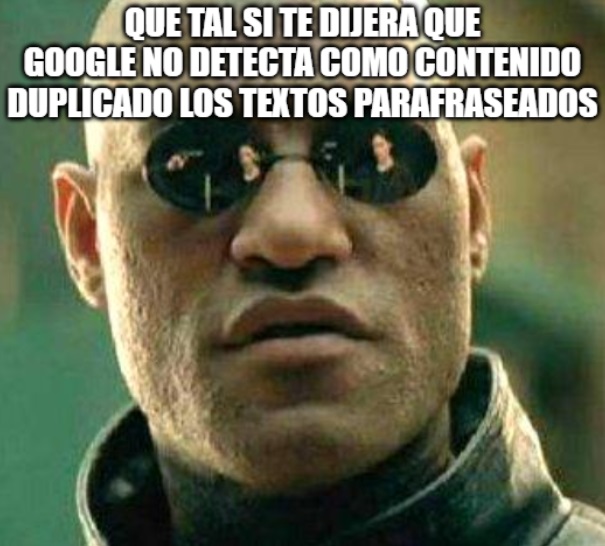 meme parafreasear texto 2