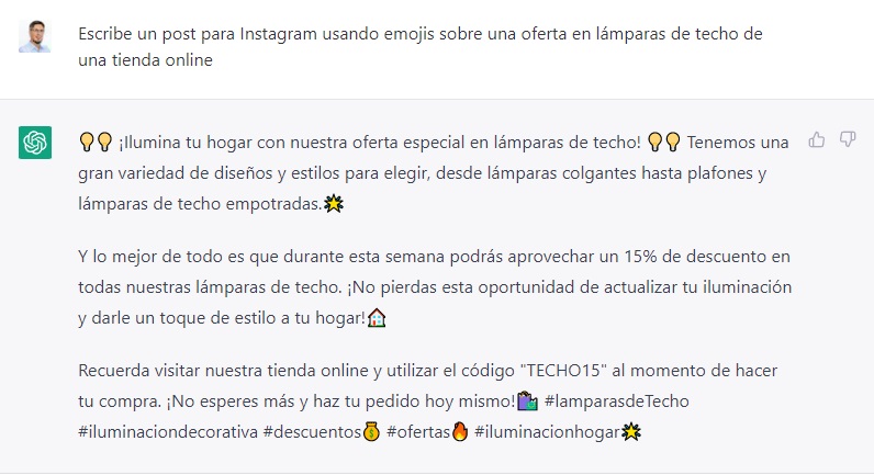 chat gpt posts instagram