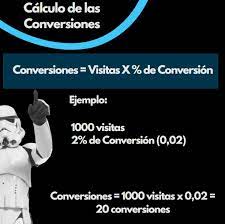 conversion calculo formula