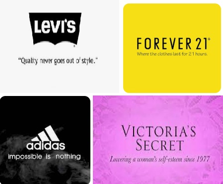 slogans marcas de ropa