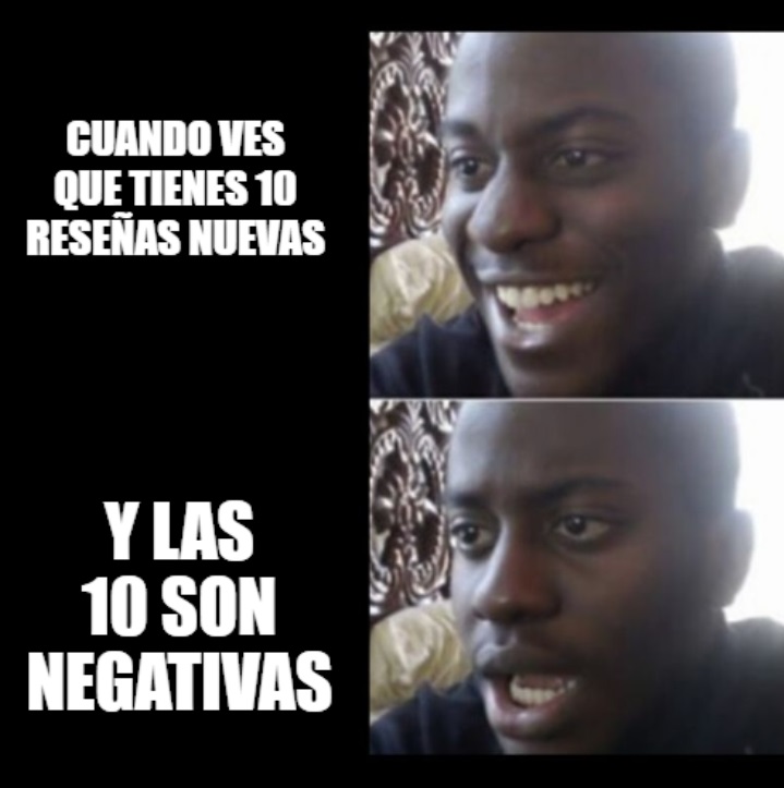 reseñas google meme