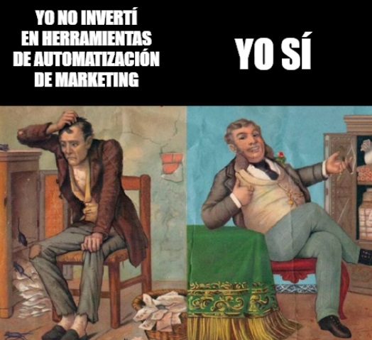 meme invertir herramientas automatizacion marketing