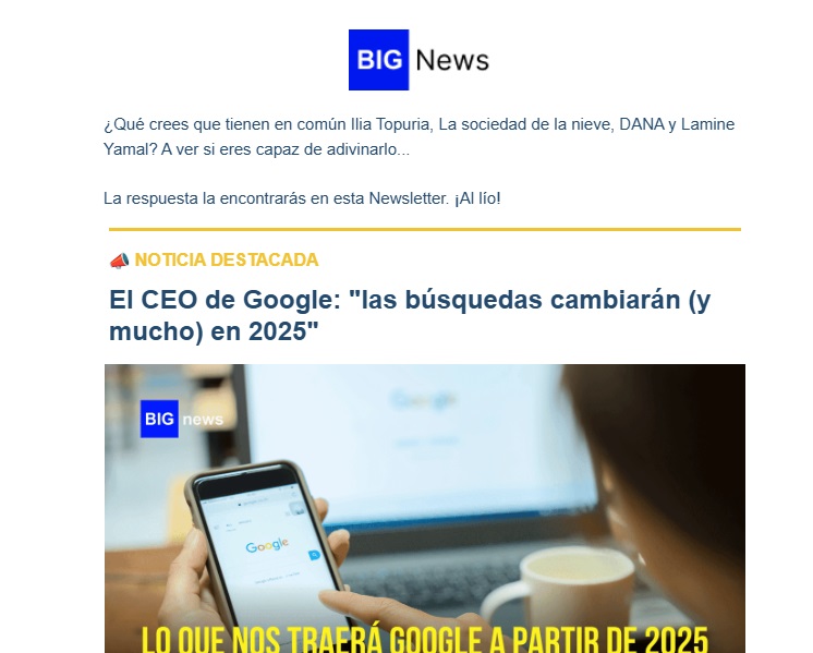 email informativo