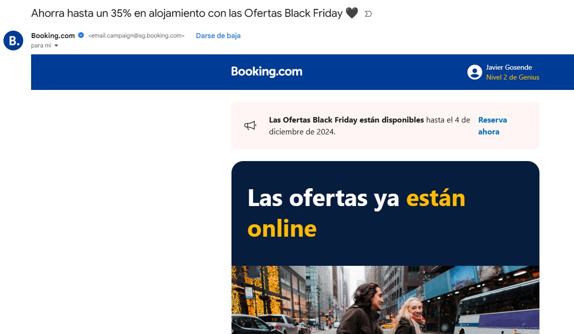 email promocion oferta
