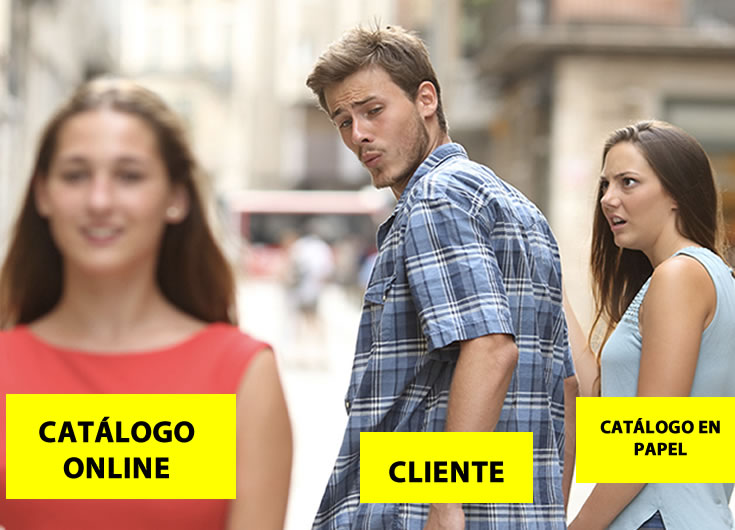 el usuario prefiere el catálogo online